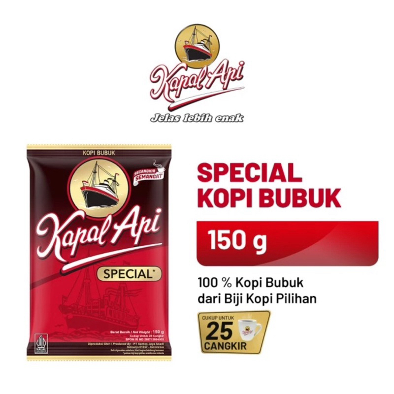 Indonesia Kapal Api Special Merah 150 gram
