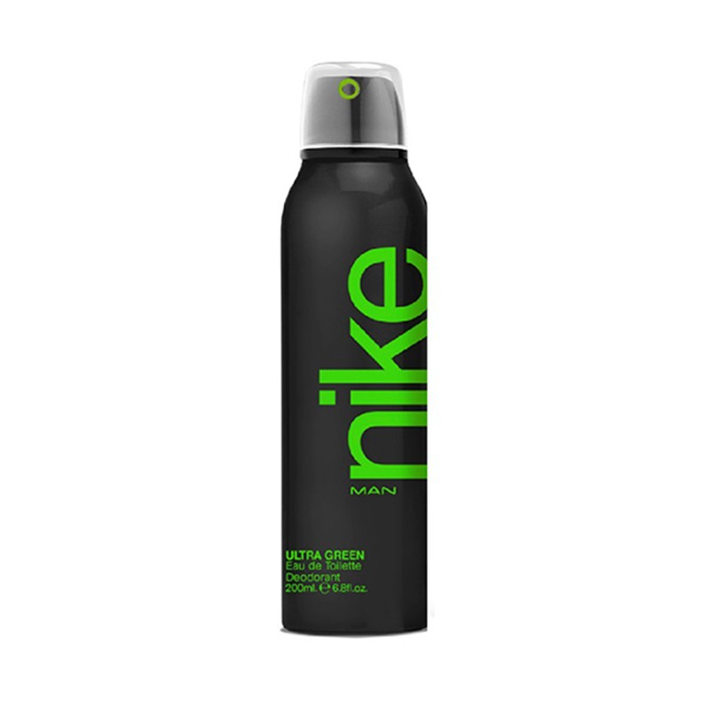 สเปยร์ nike  ultra colors man deo spray-ultra green 200ml. ไนกี้ ดีโอ สเปรย์ ระง