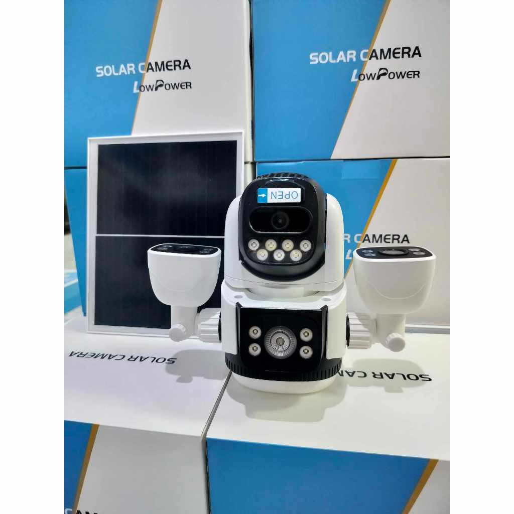 Vstarcam กล้องสามเลนส์โซล่าเซลล์แบบใส่ซิมใช้พลังงานแสงอาทิตย์ รุ่นBG621SR คมชัด2ล้านพิกเซล