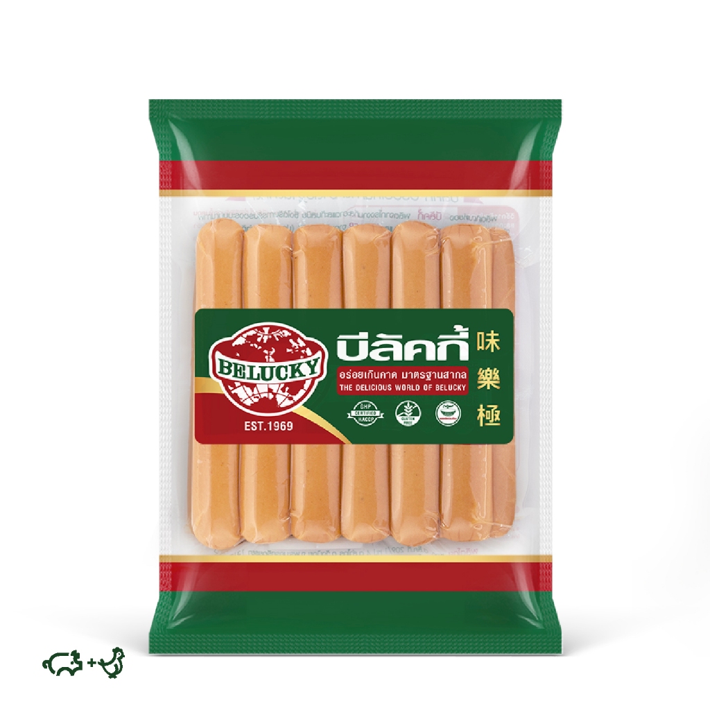 Belucky บีลัคกี้ Hotdog 6″(peel off) ฮอทดอก 6 นิ้ว (ลอก) (1,000g) ราคา ถูกที่สุด ดีลบีเคเค แกลเลอรีภาพที่ 2