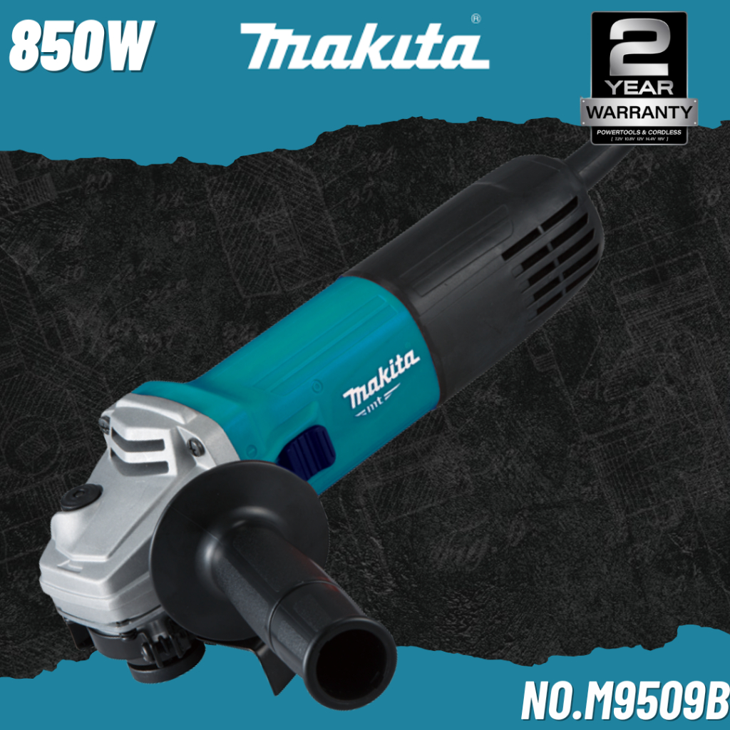 MAKITA เครื่องเจียร์ไฟฟ้า ขนาด 4" 850W สวิตช์สไลด์  No.M9509B