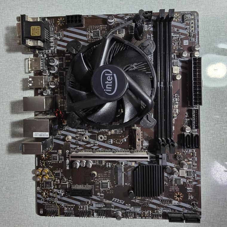 Cpu i3 10100f + MB H410M Pro มือสอง
