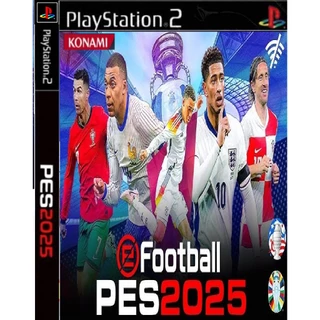 แผ่นเกมส์ PS2 PES 2025 อัพเดทใหม่ ฤดูกาล 2025-2026  มี มินิแมพ