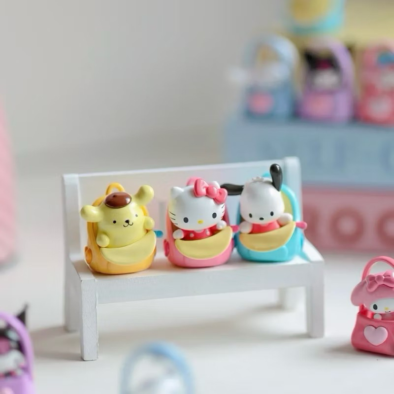 [ซื้อในไลฟ์/Videoมีคูปองส่วนลด] {1จุ่ม=1ชิ้น} 👜💕Sanrio Mini Bag Series🎀✨[ทำพวงกุญแจได้]