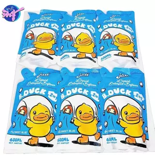 [ยกลัง] Jaxx B.duck แจ็กซ์ น้ำยาซักผ้าผสมปรับผ้านุ่ม 2in1 ลัง 18 ถุง ขนาดถุง 600 มล.
