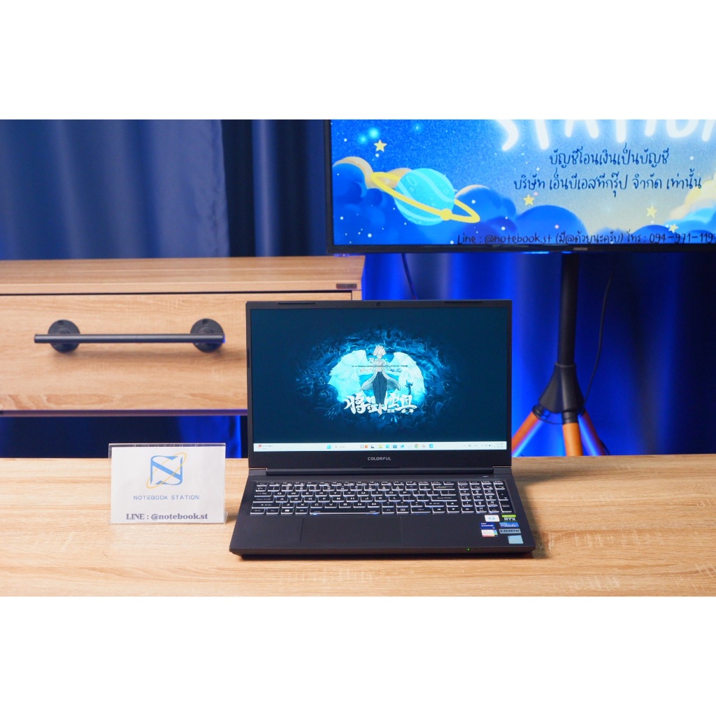 Colorful X15 AT i9-12900H RTX3060 Ram16 SSD512+SSD1TB จอ15.6 144Hz สเปคสูง เครื่องสวยพร้อมใช้งาน ราค