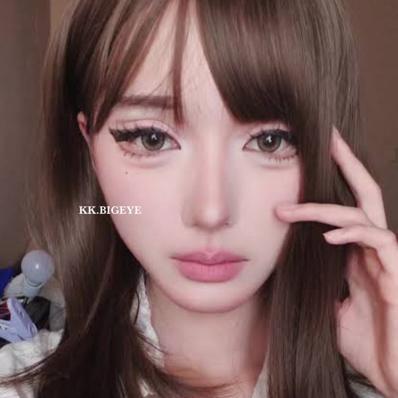 Big Hoian Brown สายตาปกติ สีน้ำตาลละมุนฟิวเตอร์ลายสวย คอนแทคเลนส์ - รูปที่ 3