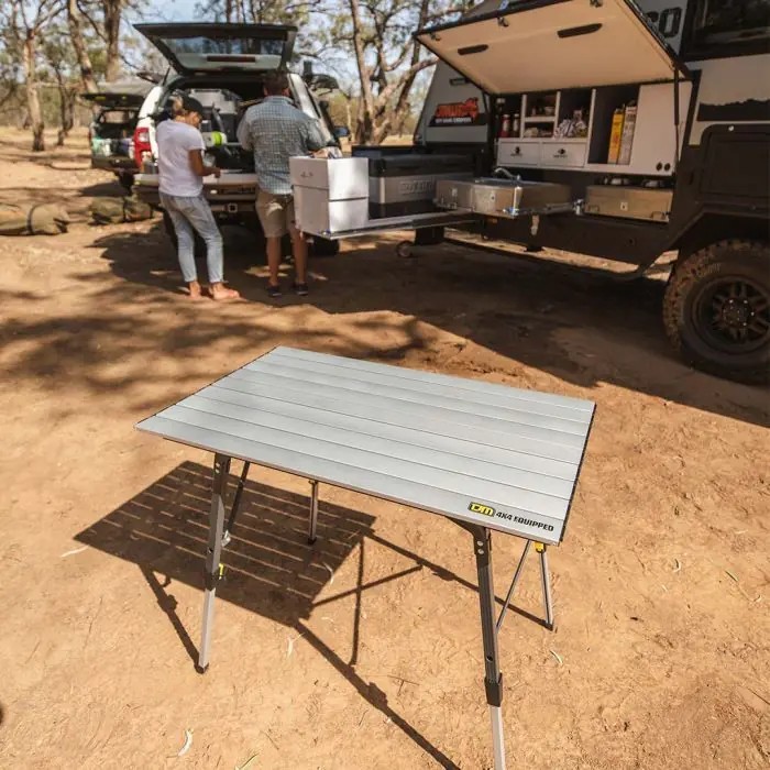 TJM CAMP TABLE โต๊ะแคมป์ปิ้งอลูมิเนียม