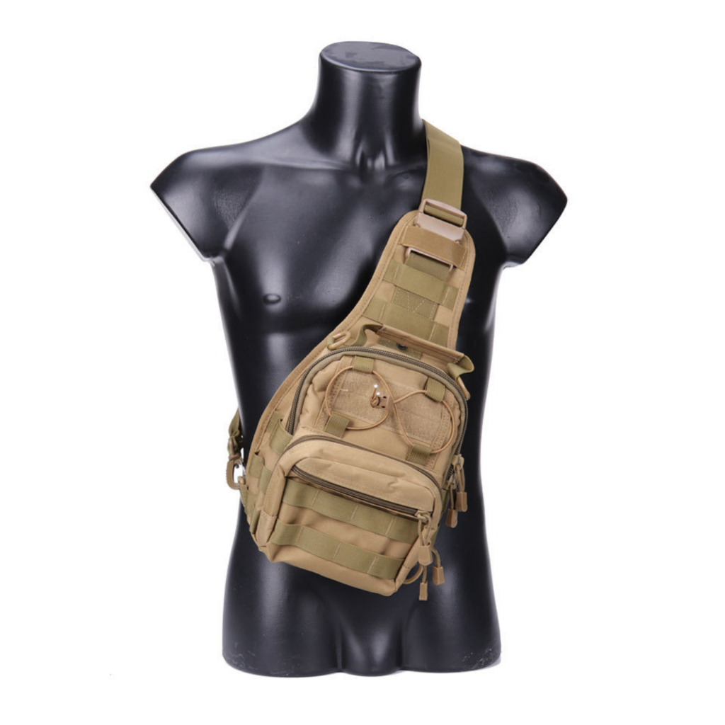 CAMO 600D กระเป๋าคาดอก สะพายข้าง ทหาร แคมป์ปิ้ง เดินป่า