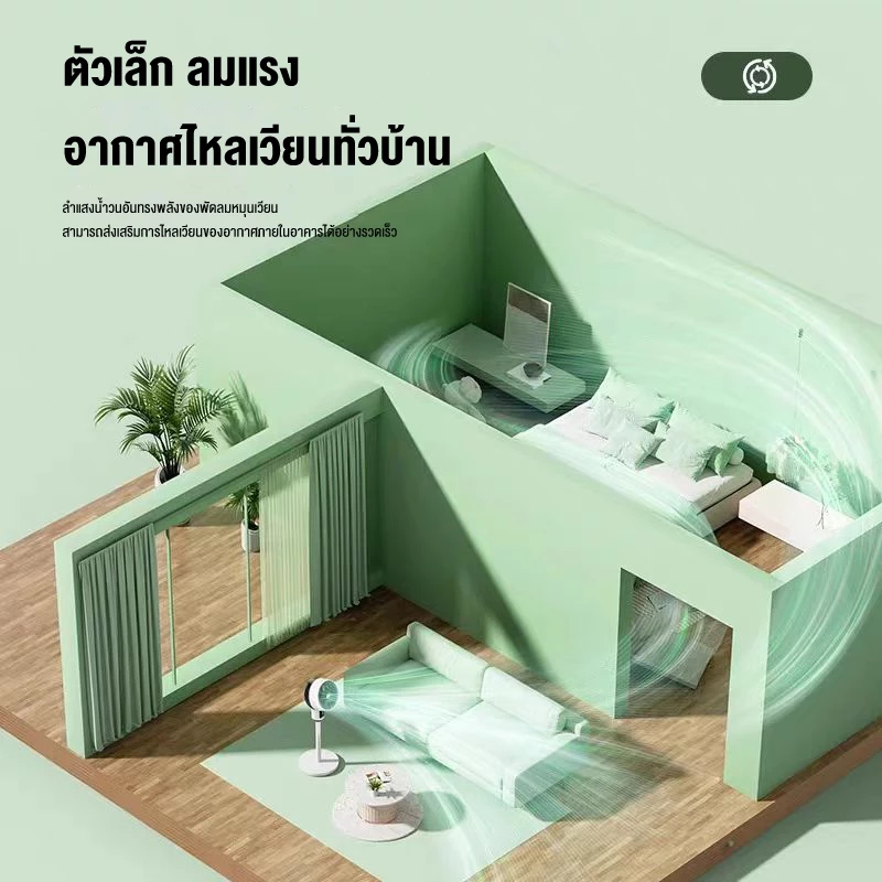 【ราคาขายส่ง】พัดลมตั้งพื้น พัดลม 8 นิ้ว เงียบเป็นพิเศษ ใบมีด 3 ใบ พัดลมตั้งพื้นอัจฉริยะ พัดลมตั้งโต๊ะ floor fan - รูปที่ 3