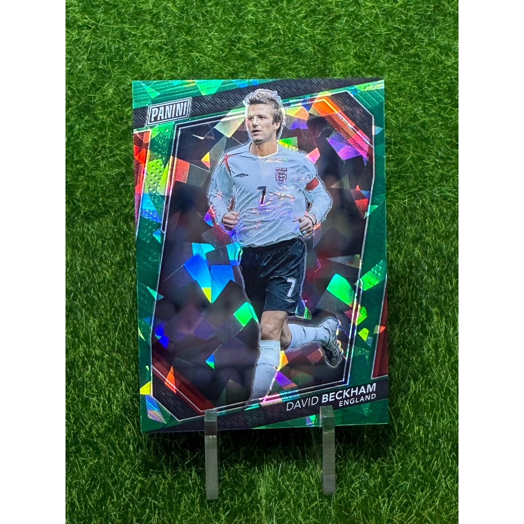 RUN /99 David Beckham The National Green Cracked Ice VIP #73