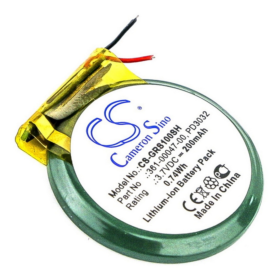 แบตเตอรี่ทดแทน สำหรับใช้งานกับ Garmin Forerunner S1, S1W, 110, 210, 210W, 610, Approach S1 [-แบต-]