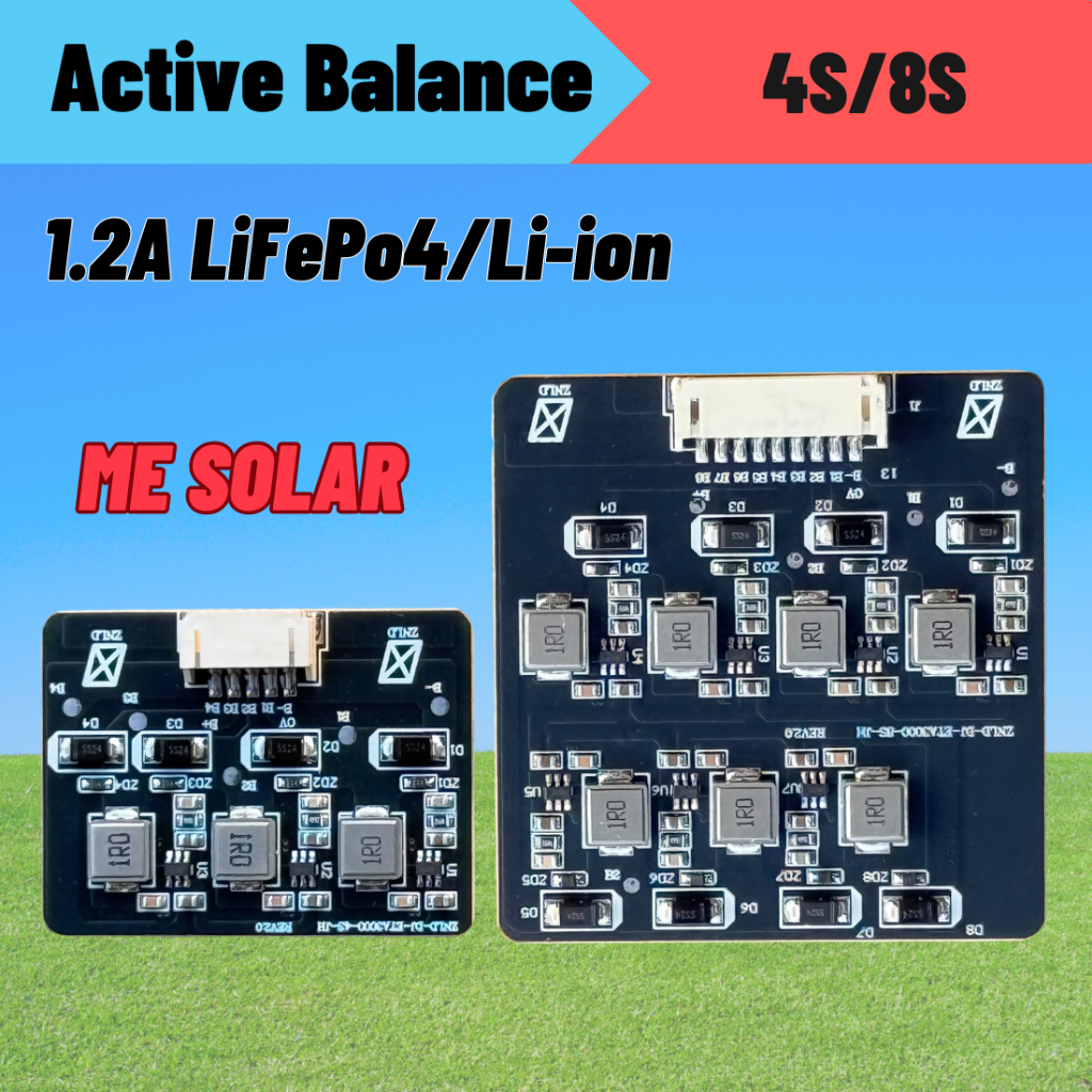 JK สมาร์ท Active Balance / แอคทีฟ บาลานซ์ 1-2A 2-24S สำหรับ LiFePo4 Li-ion NMC