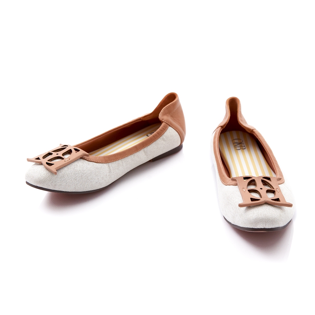 O&B รองเท้าผ้าแคนวาส รุ่น AUDREY CIAO IN CAPRI BROWN-11261SA09661F_S5BRXX