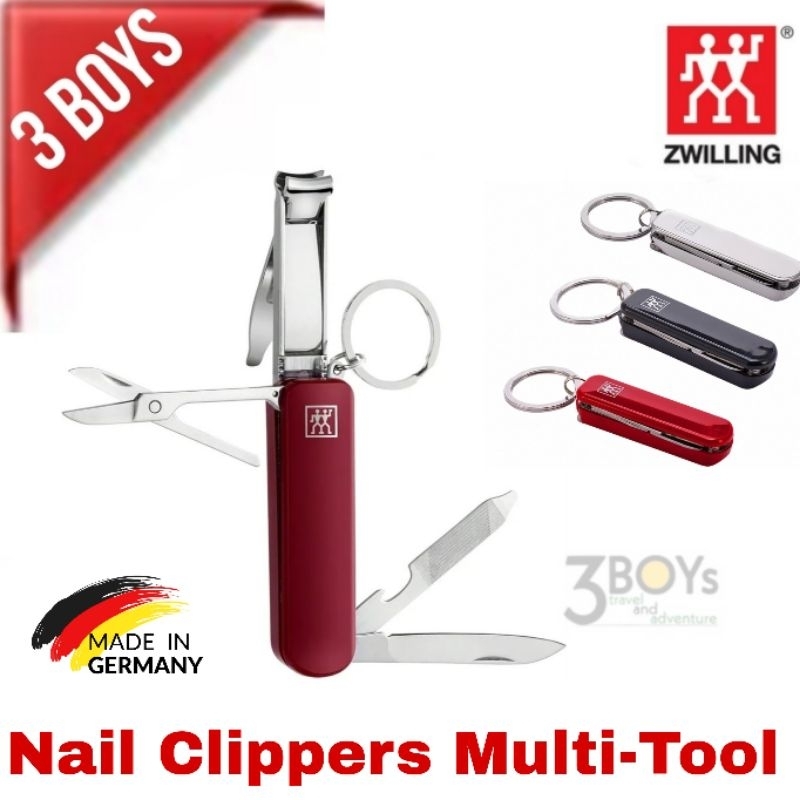 กรรไกรตัดเล็บ ZWILLING Nail Clippers CLASSIC Stainless steel Multi-tool 4 Functions ของแท้