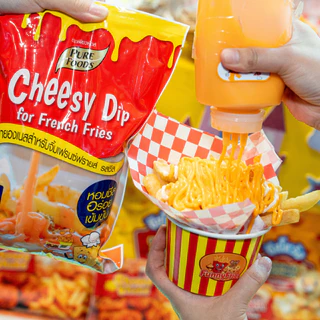 ชีสดิป รสชีส รสหัวหอม ขนาด 50 กรัม ตรา เพียวฟู้ดส์ ดิปชีส ซาวครีม ดิปซาวครีม ซองเล็ก ฉีกทานง่าย