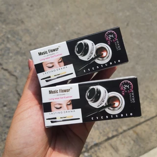 Kissbeauty คิ้วเจลคิสบิวตี้ 2in1 เขียนคิ้ว+อายไลน์ พร้อมแปรง2หัว ติดทนกันน้ำ NO.89174-03