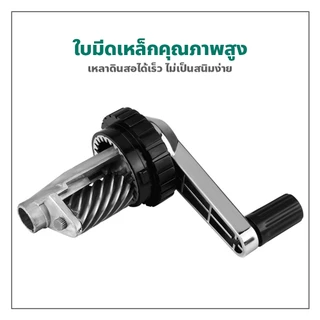 เครื่องเหลาดินสอ มือหมุน มีให้เลือก 3สี สามารถถอดออกได้ เหมาะสำหรับนักเรียน