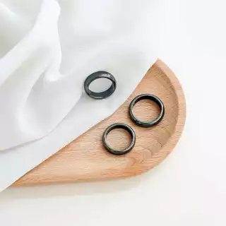 แหวน หินเฮมาไทต์ หินแท้ ไม่ลอก ไม่ดำ hematite ring by siamonlineshop