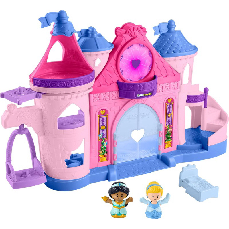 ปราสาท Fisher-Price Little People Toddler Toy Disney Princess Magical Lights & Dancing Castle Musica