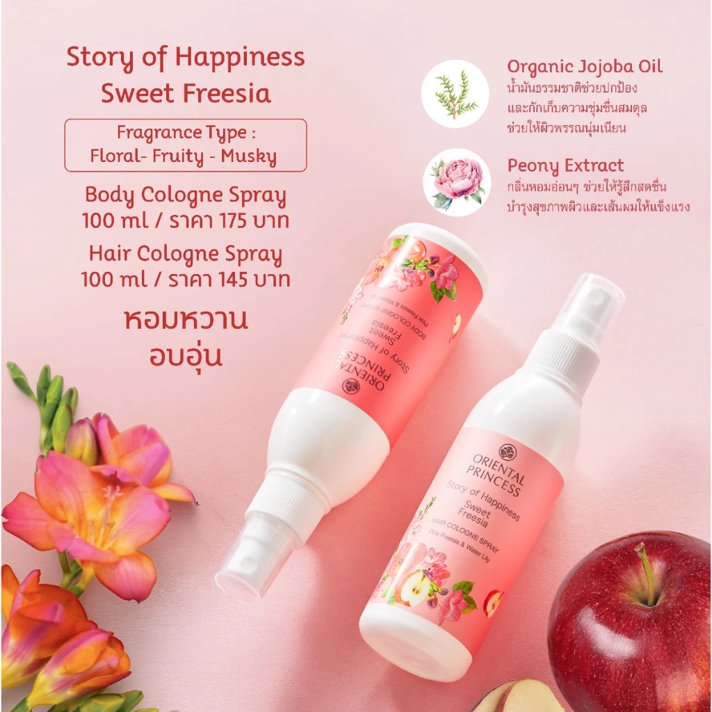 Story of Happiness  Hair Cologne Spray สเปรย์ น้ำหอม 100 ml thumbnail 7