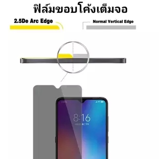 ฟิล์มกันมอง กันเสือก เต็มจอ OPPO ไม่ดันเคส กาวเต็มแผ่น ฟิล์มกันกระแทก OPPO Series A ทุกรุ่น