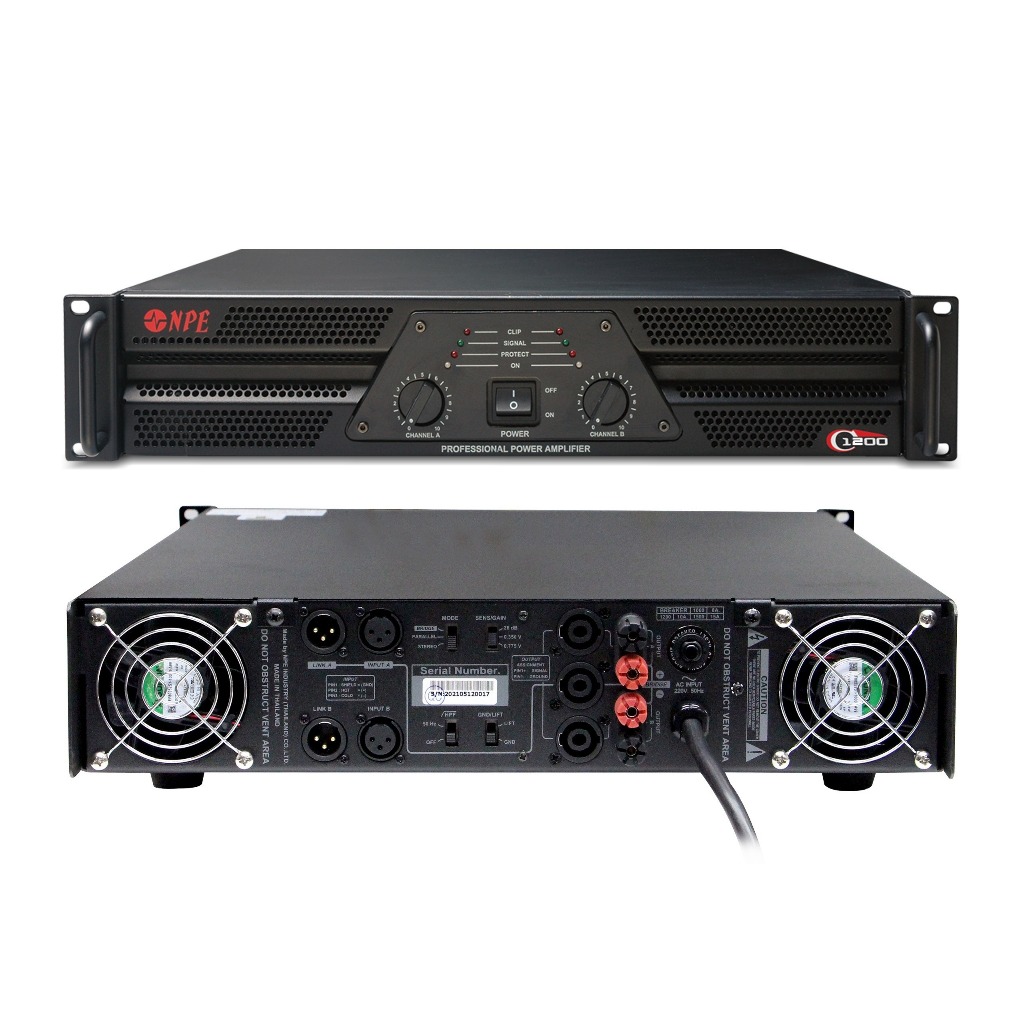 NPE Stereo Power Amplifier C-1200