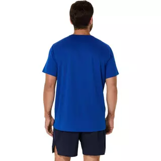 ASICS : 2011D242.401 ASICS SILVER SS TOP MEN RUNNING ผู้ชาย เสื้อคอกลม ของแท้ ASICS BLUE