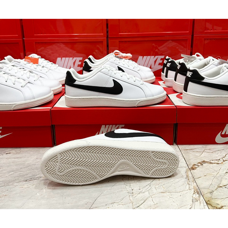 📌 รองเท้าลำลองผู้ชาย Nike Court Royale สีขาว/ดำ  ของใหม่ มือ1 แท้💯