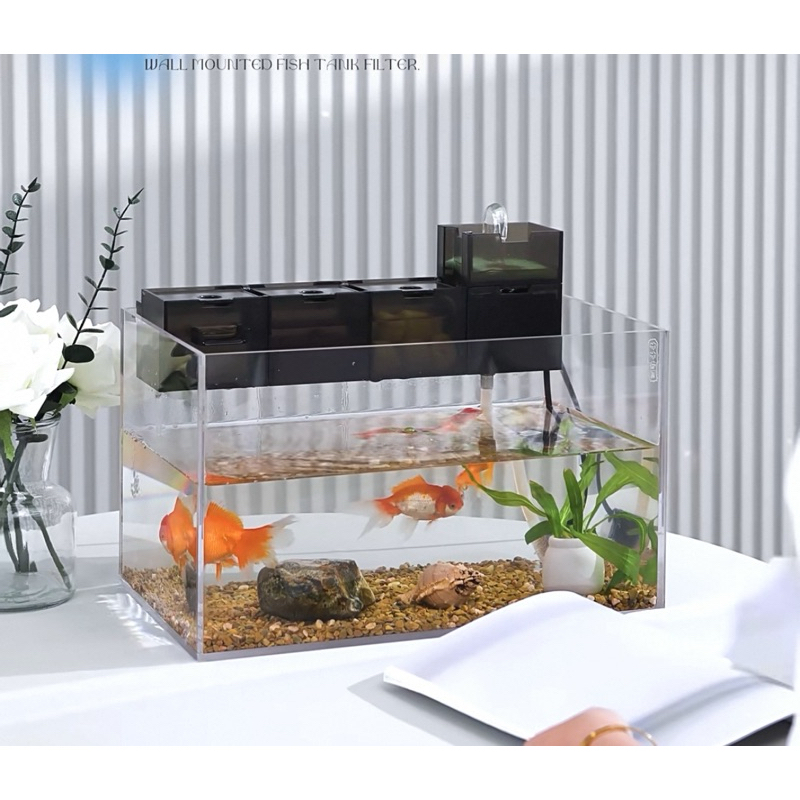 Black Clear Box MULTIFUNCTIONAL BIO TOP FILTER กรองบน กั้นช่อง พร้อมปั้มน้ำ สารกรอง แบคทีเรียตั้งต้น รุ่น 2 / 3 / 4 ช่อง - รูปที่ 7