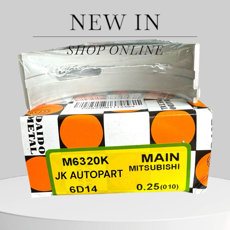 ชาพอก MITSUBISHI FUSO 6D16-6D16T-6D17 M6320K มีขนาด STD-0.25-0.75-1.00/OSGKP