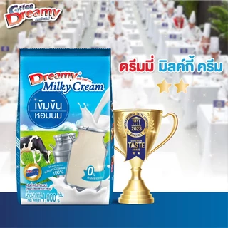 นมผง ดรีมมี่มิลค์กี้ครีม มีส่วนประกอบนมผงนิวซีแลนด์100% ขนาด1000กรัม