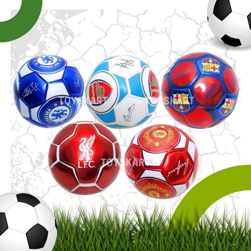 ลูกฟุตบอล ลายสโมสร เบอร์5 ลูกบอล ฝึกซ้อม เตะบอล soccer footall