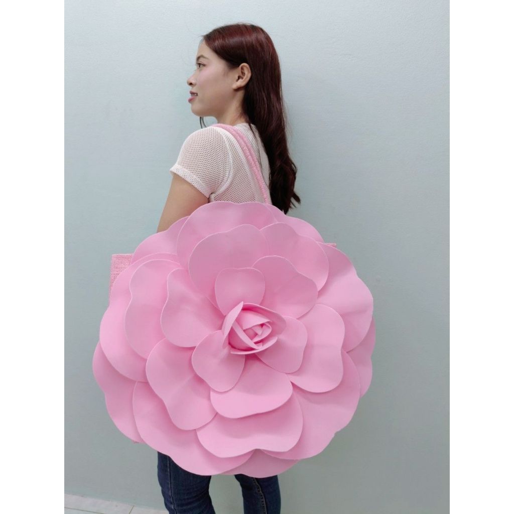 🎀กระเป๋าโบว์บิ๊กไซส์มีหางโบว์ดัดได้🎀กระเป๋าดอกไม้จัมโบ้ - รูปที่ 2