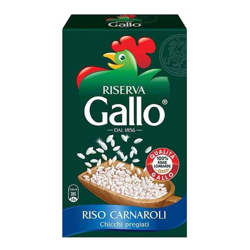 กาโล่ ข้าวคาร์นาโรลี 1 กิโลกรัม - Risotto Rice Carnaroli 1kg Gallo brand