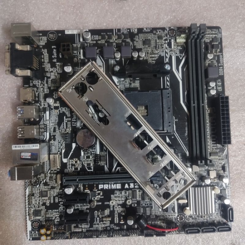(เมนบอร์ด) ASUS PRIME A320M-K(SOCKET AM4) มือสองพร้อมกล่อง