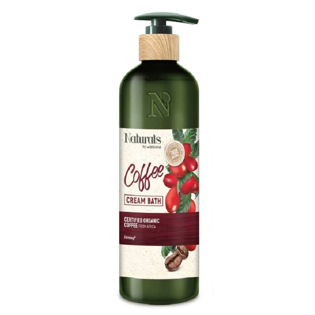 Naturals by Watsons Cofee Cream Bath เนเจอเรลบายวัตสันครีมอาบน้ำ 490 มล.
