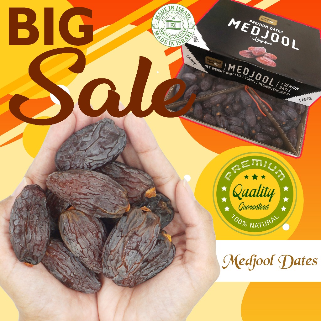 ขายส่ง ล๊อตล่าสุด😍 กล่อง 5 Kgs. 💖 Medjool Dates 💖 อินทผาลัม เม็ดจู เม็ดจูล เม็ดจูน 💖 Organic