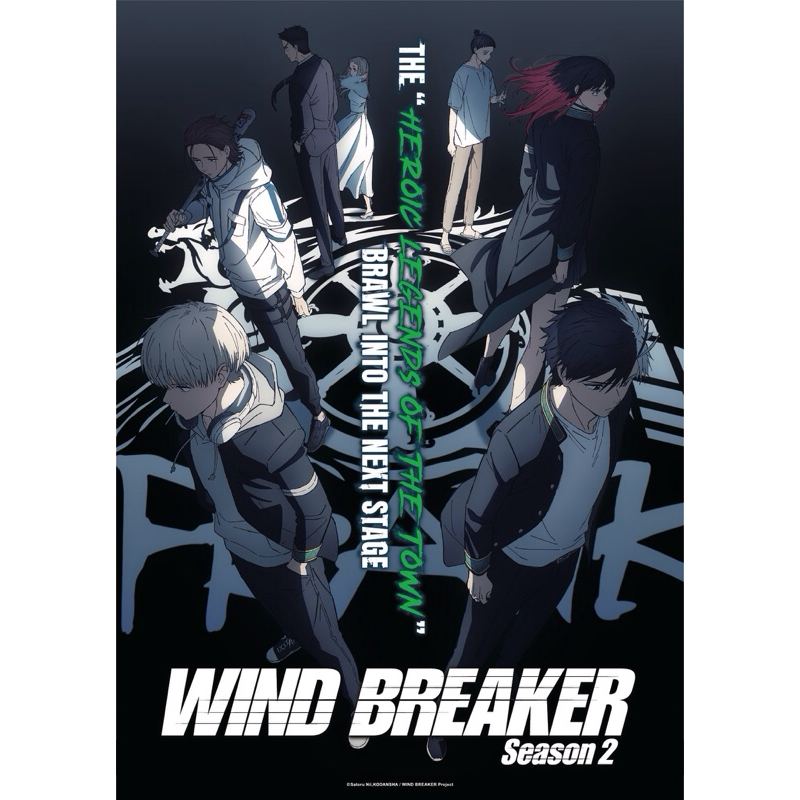 โปสเตอร์ หนังอนิเมะ Wind Breaker วินเบรดเกอร์ 11.5 X 16.5 นิ้ว (A3