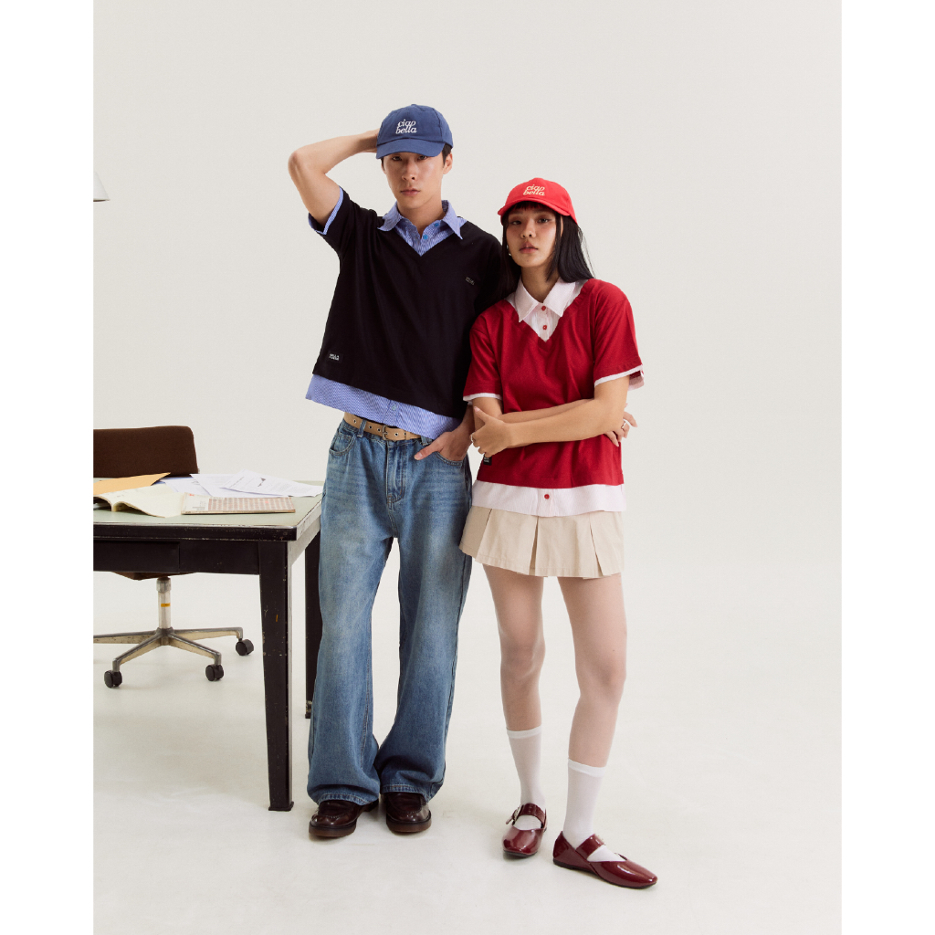 BELLA HOUSE - THOMSON TEE เสื้อยืดคอปก (2 COLORS)