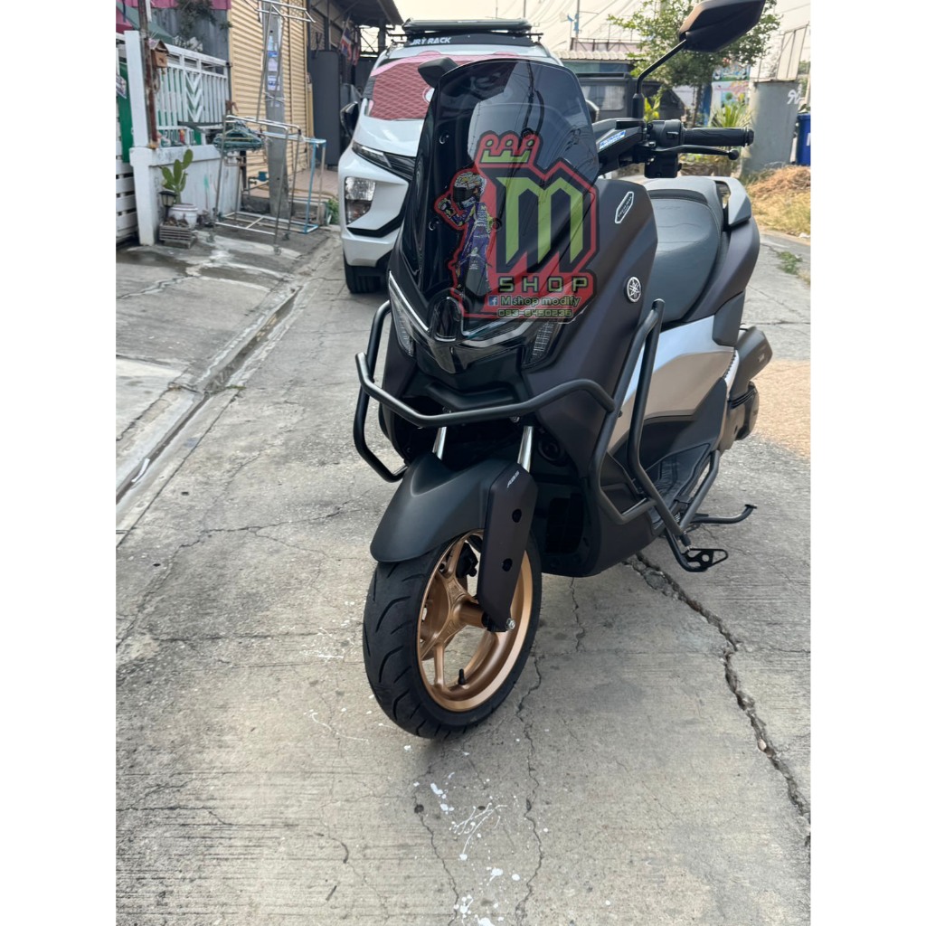 แคชบาร์ Allnew Nmax 2025 TURBO V1 ชิ้นงาน 3 ชิ้น