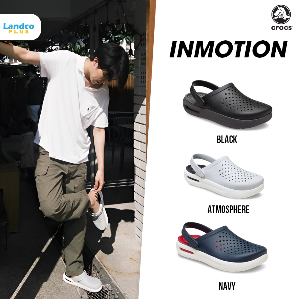 Crocs ครอคส์ Collection รองเท้าแตะ รองเท้ารัดส้น CR UX Inmotion Clog 209964-410 / 209964-001 / 209964-1FT (2790)