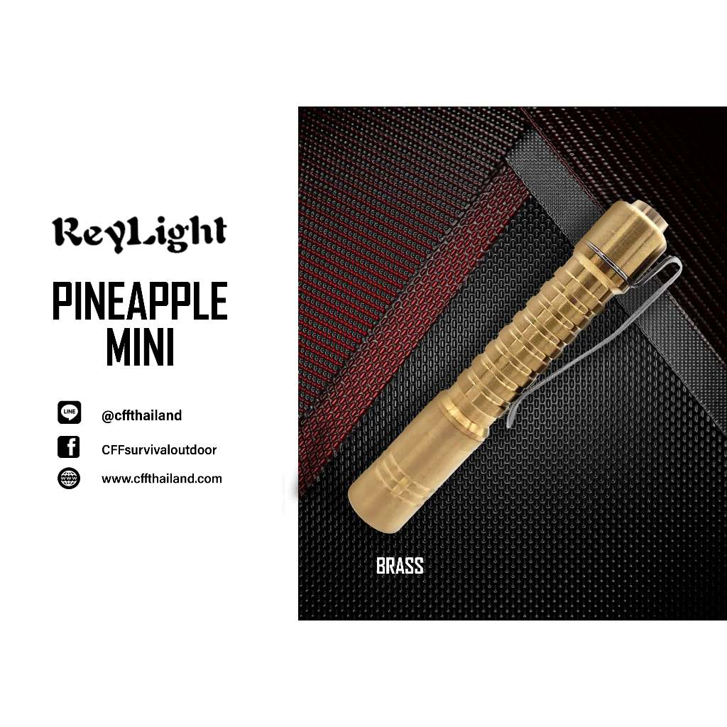 ReyLight Pineapple mini  Brass Frag