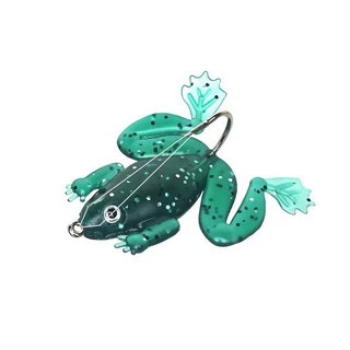 เหยื่อกบนิ่มพร้อมตะขอ fishing lures riversฐานป้องกันการห้อย เหยื่อล่อ 3กรัม/4ซม. เหยื่อปลาดำ Thunder Frog เหยื่อล่อกบสาย