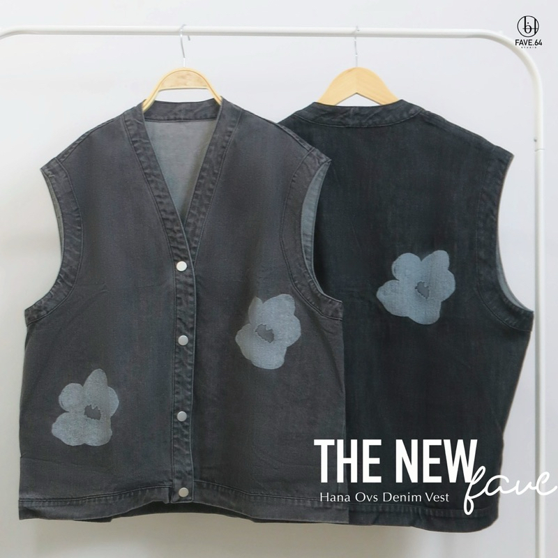 Oversized Denim Vest เสื้อกั๊กยีนส์