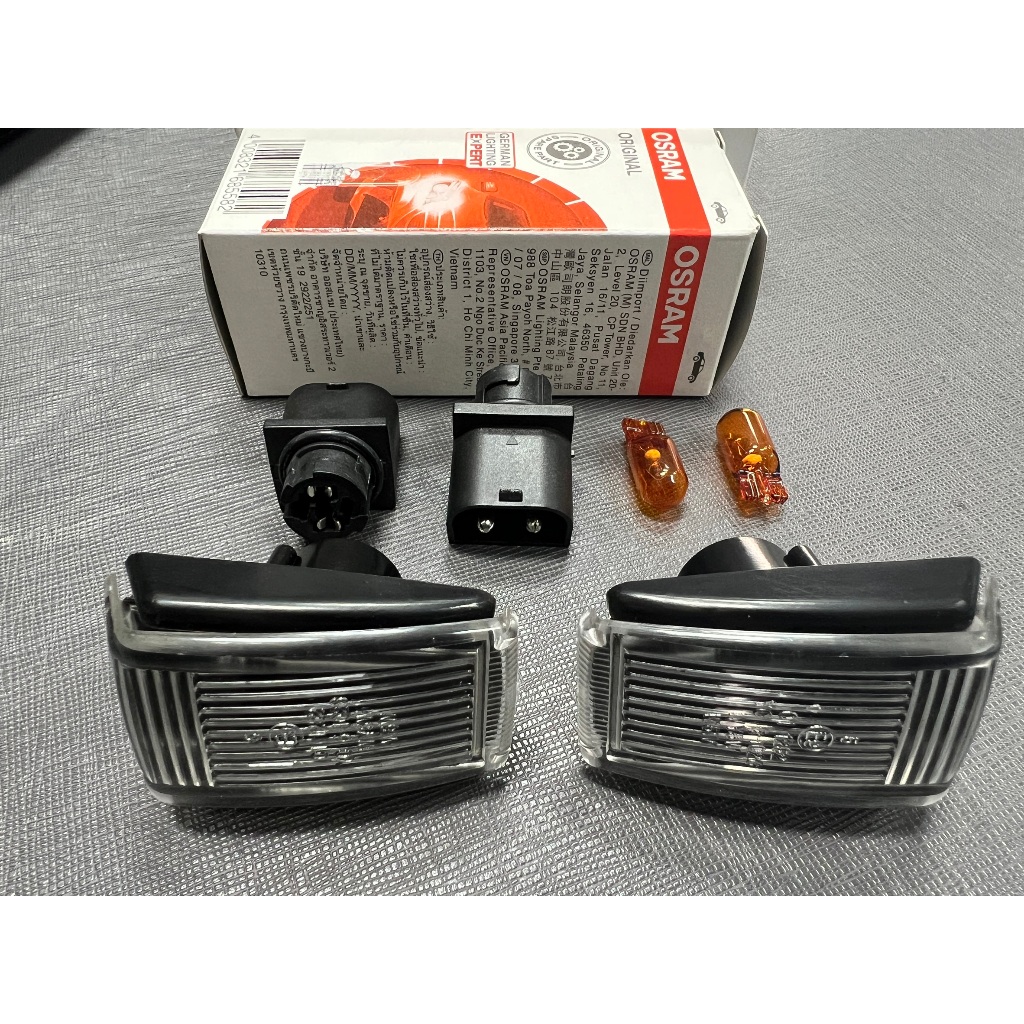 ชุดไฟเลี้ยวข้างแก้ม VOLVO 740 760 850 940 960 S/V 40 S/V 70 สีขาวล้วนและสีส้ม