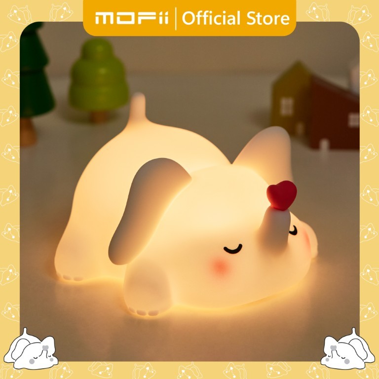 [ของแท้ รับประกันศูนย์ไทย]MOFii โคมไฟน่ารัก LOVING ELEPHANT ช้างอินเลิฟสุดน่ารัก ปรับแสงตั้งเวลาได้