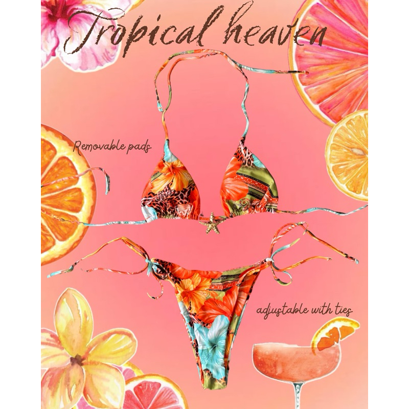 Tropical Heaven Bikini Set พร้อมส่ง