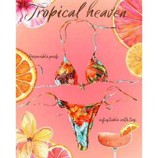 Tropical Heaven Bikini Set พร้อมส่ง