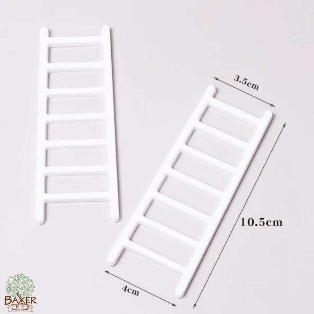 Baker Tree บันไดพลาสติก ตกแต่งเค้ก บันไดตกแต่งเค้กวันเกิด โมเดลบันได - รูปที่ 5